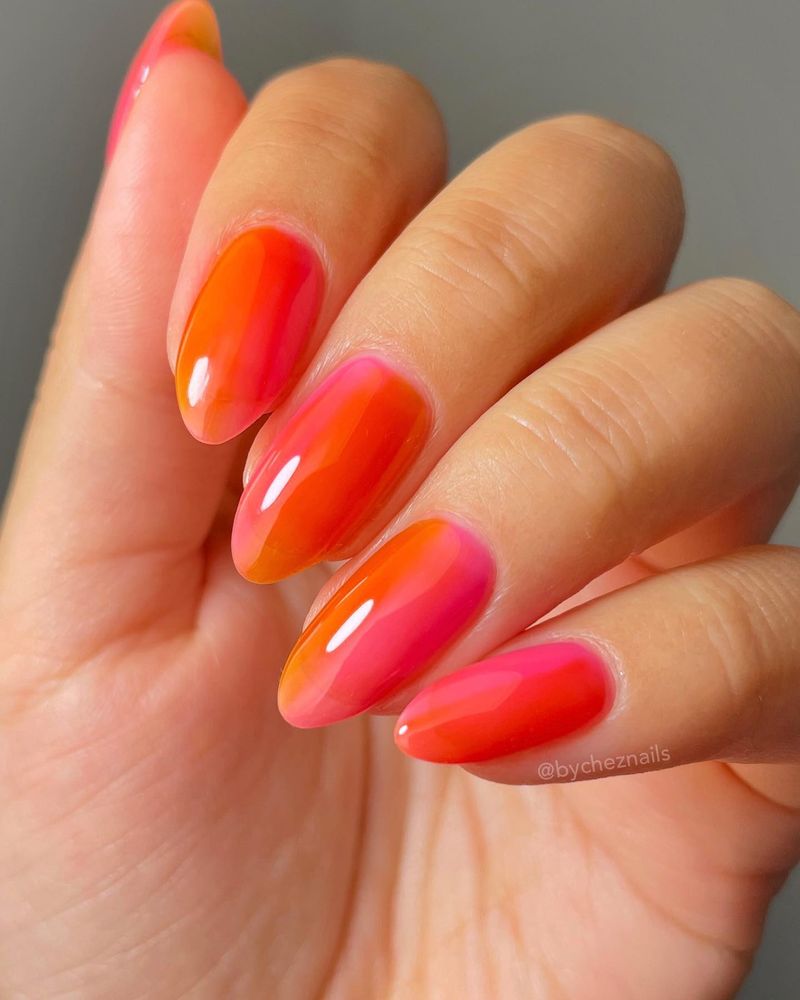 Sunset Gradient Flames