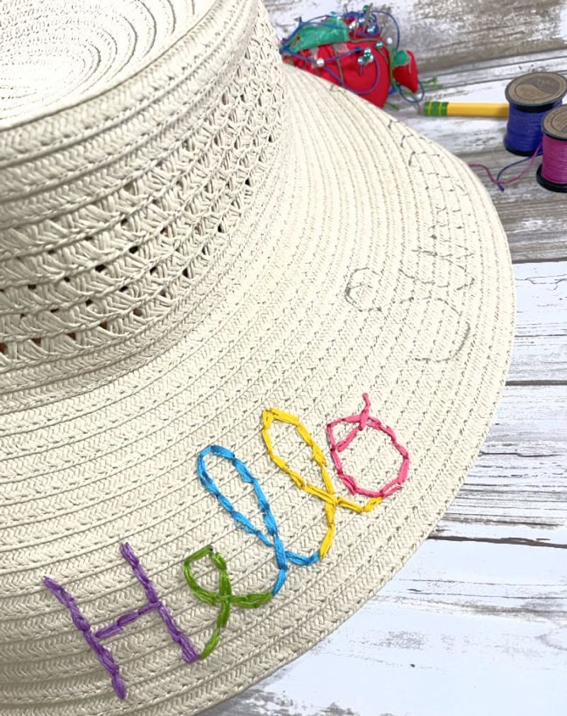 Over-Embroidered Floppy Hats