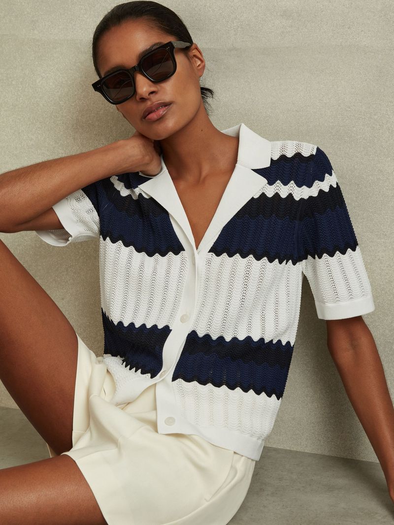 Short-Sleeve Cuban Collar