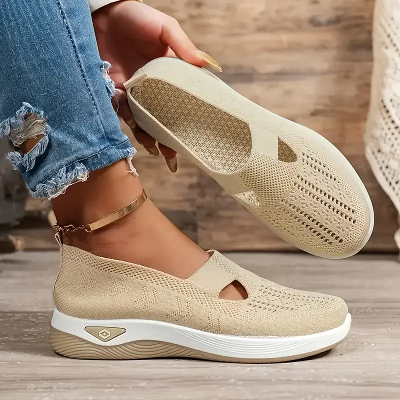 Ventilated Slip-On Sneakers