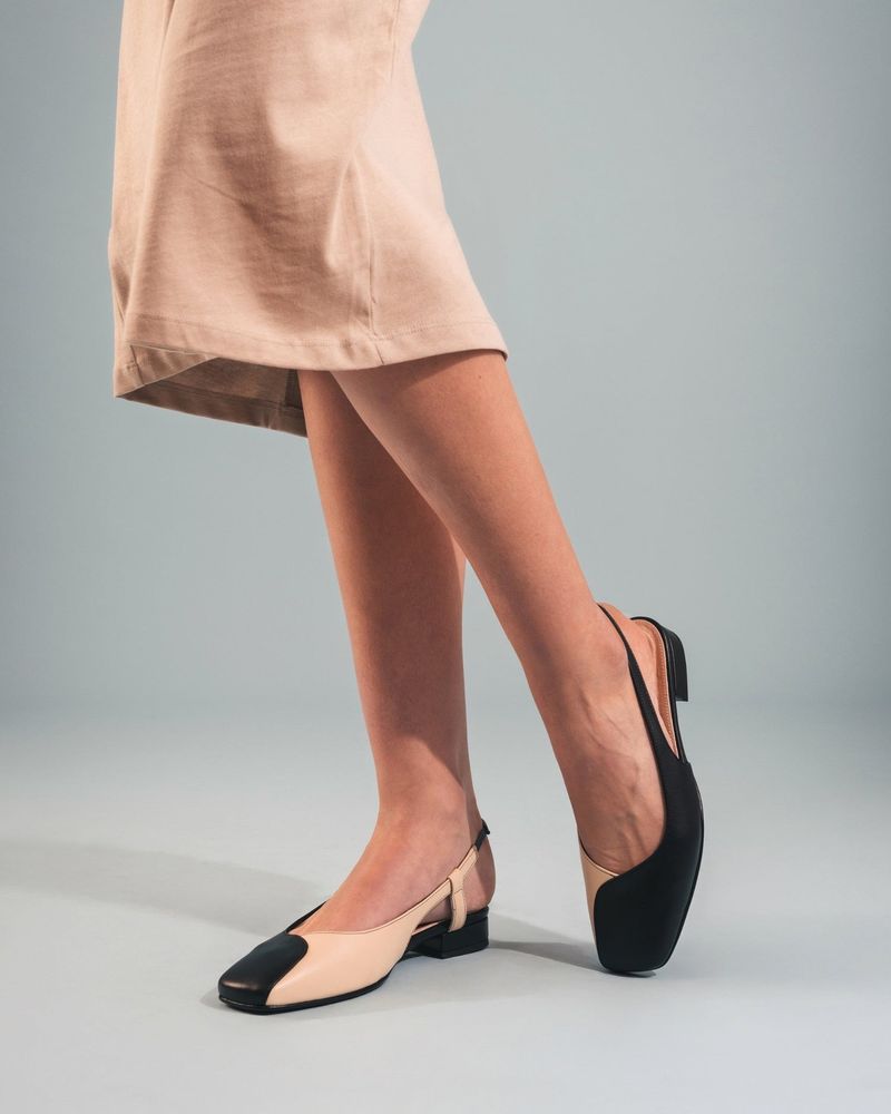 Vegan Leather Slingbacks