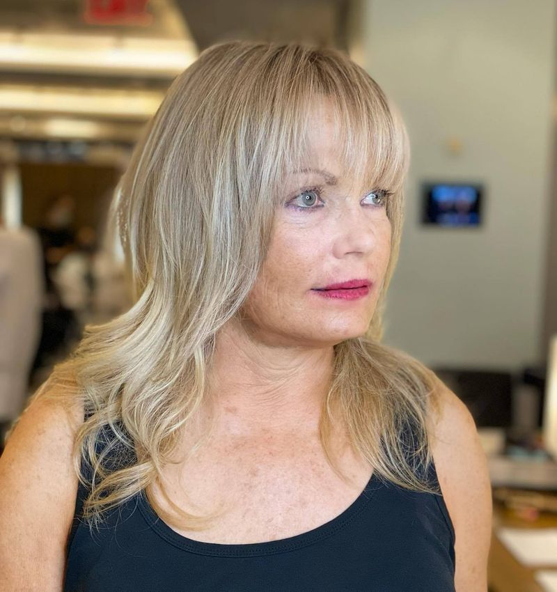 Harsh Blunt Bangs