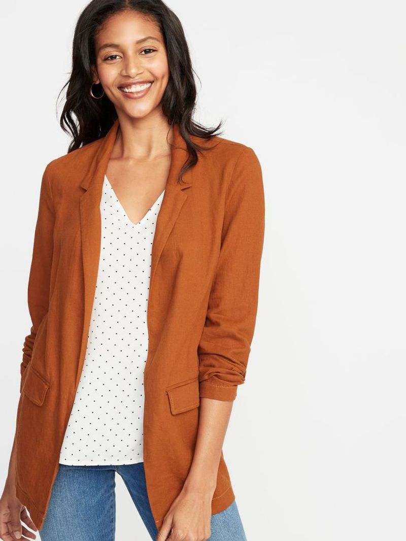 Linen Blend Blazer
