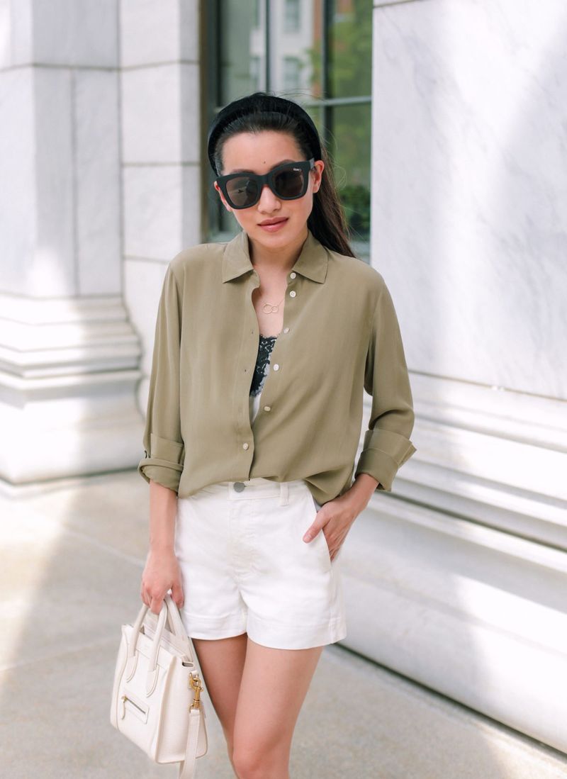 Silk Blouse Luxe Elevation