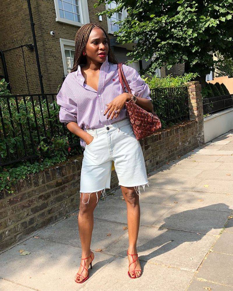 Tie-Front Blouse & High-Waisted Anything