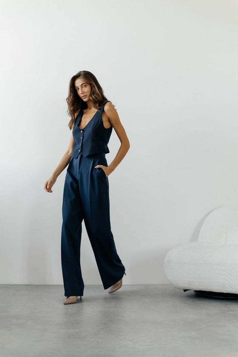 Tuxedo-Inspired Vest & Trousers