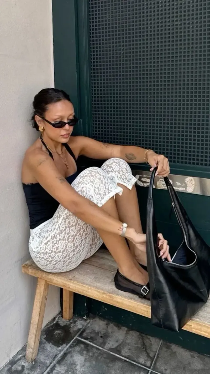 Cropped Lace Pants