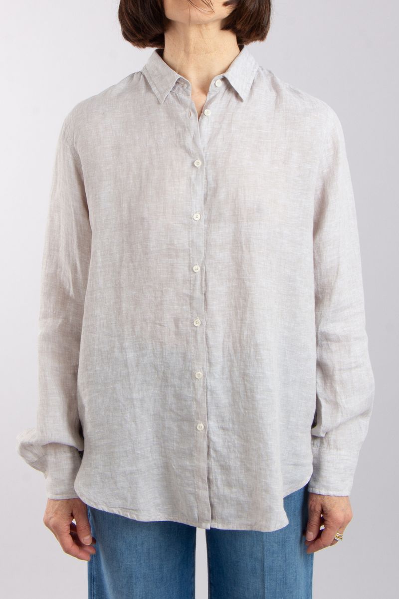 Mediterranean Linen Button-Down
