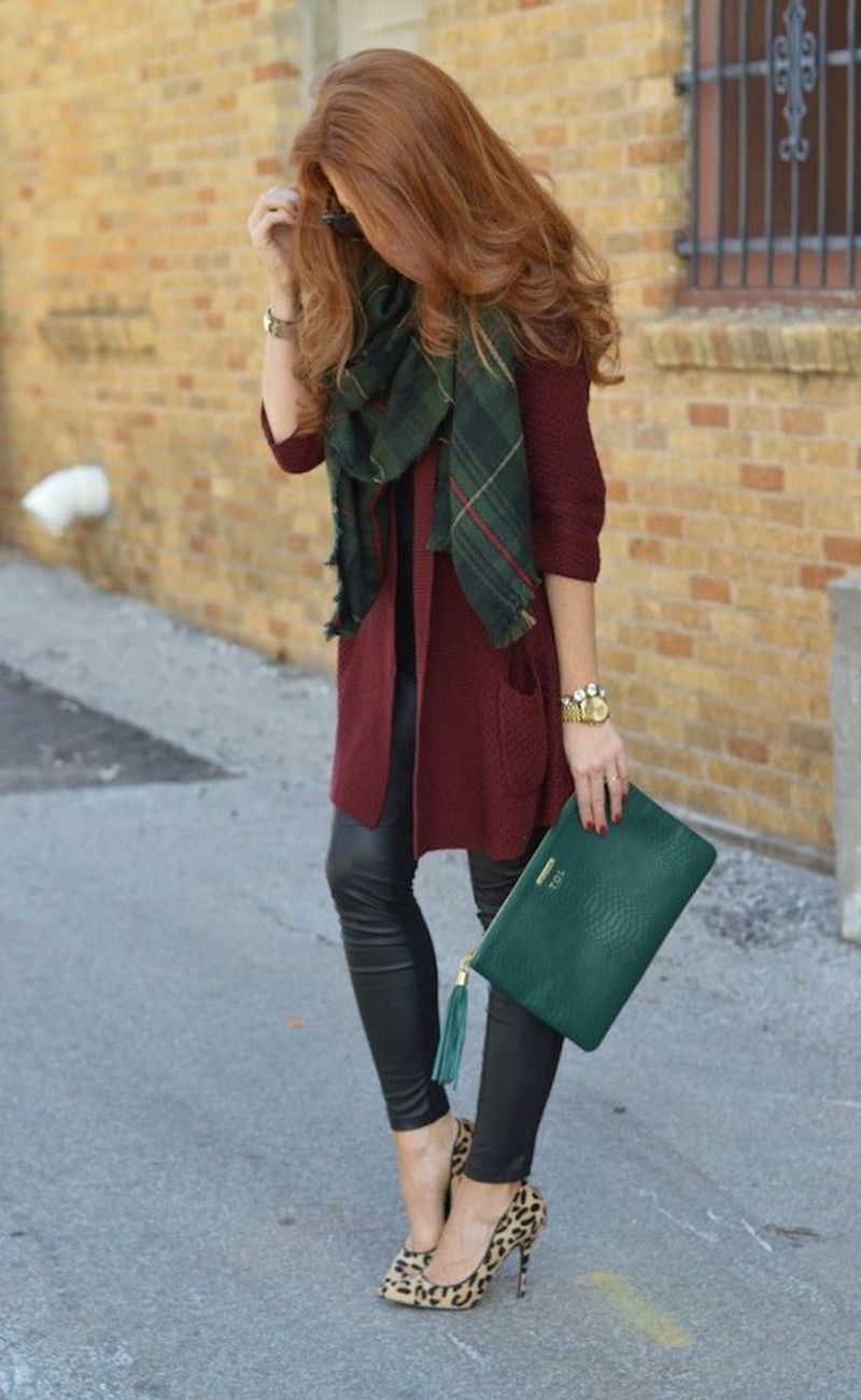 Burgundy and Forest Green: The Christmas Tree Trap