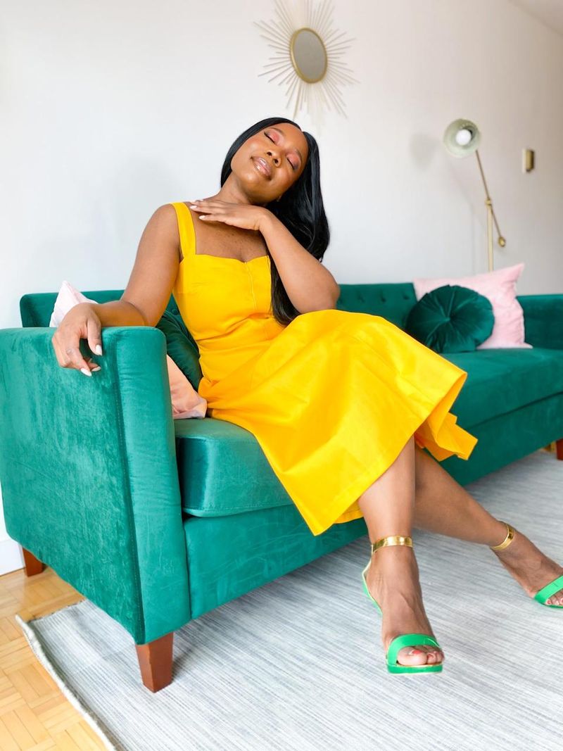 Vibrant Yellow Sandals