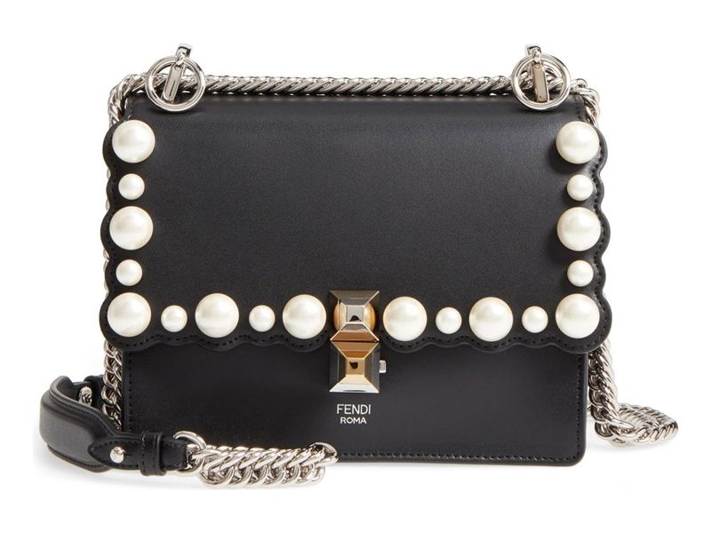 Pearl-Studded Handbag