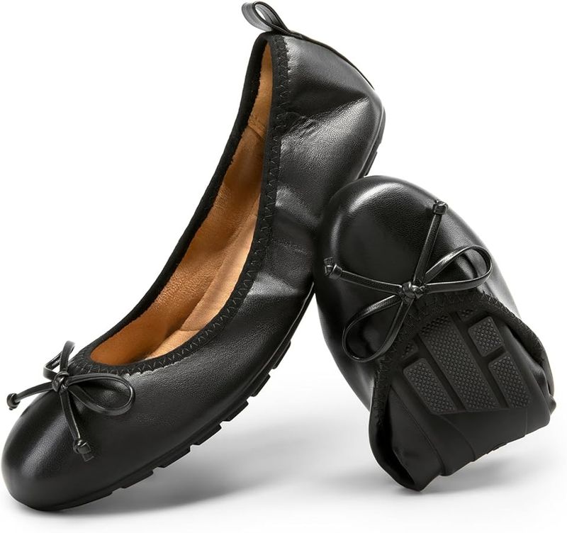 Perfect For Travel: Foldable Ballet Flats