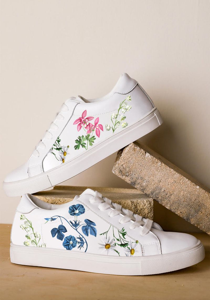 Embroidered Canvas Sneakers