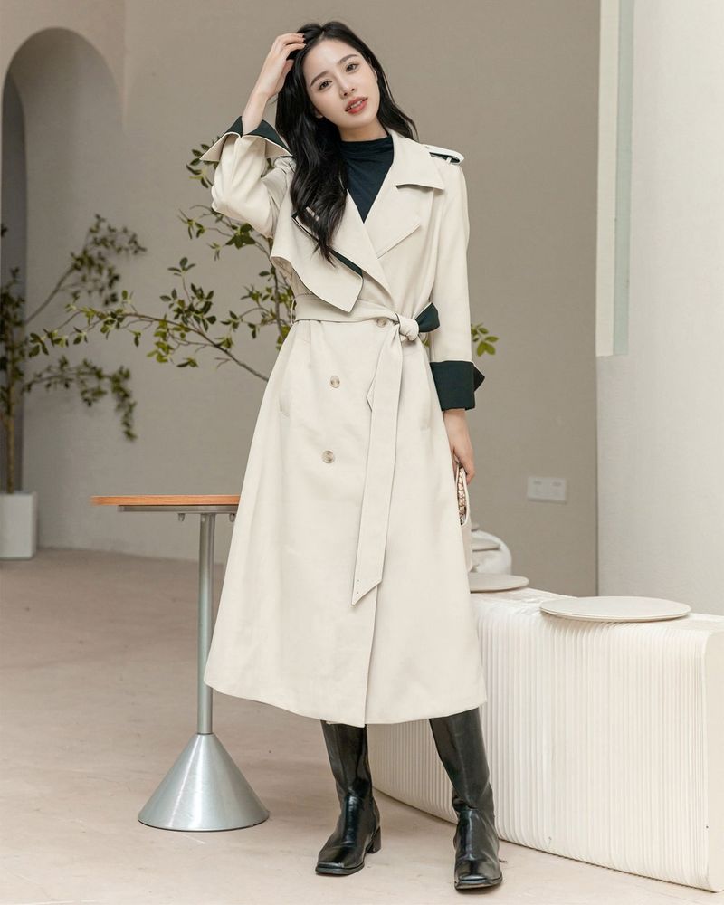 Neutral Trench Coat