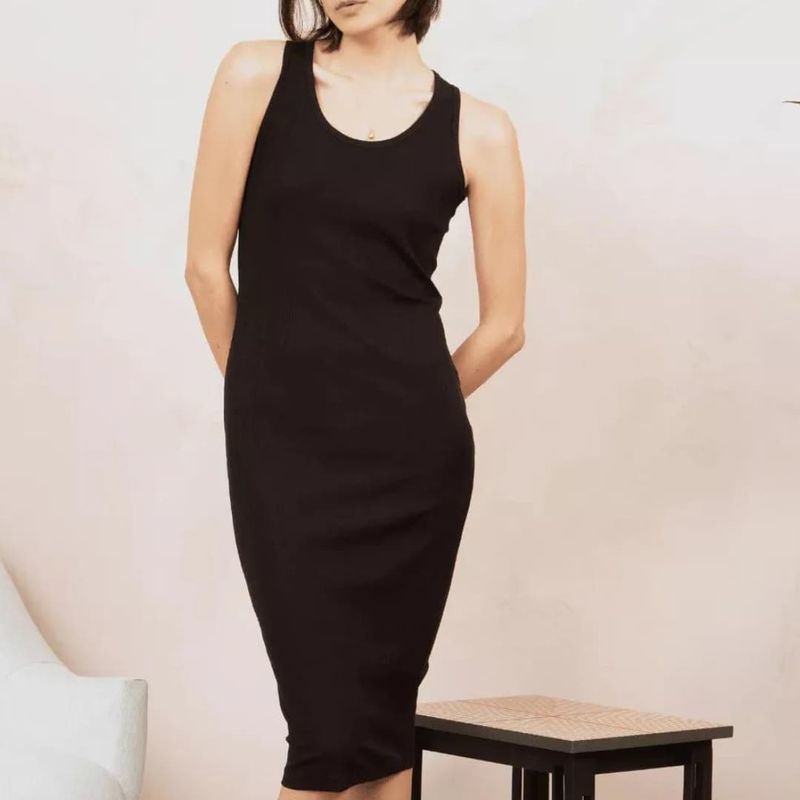 Ribbed Tank Dress