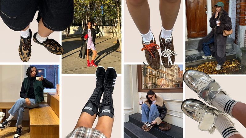 Mismatched Sneakers