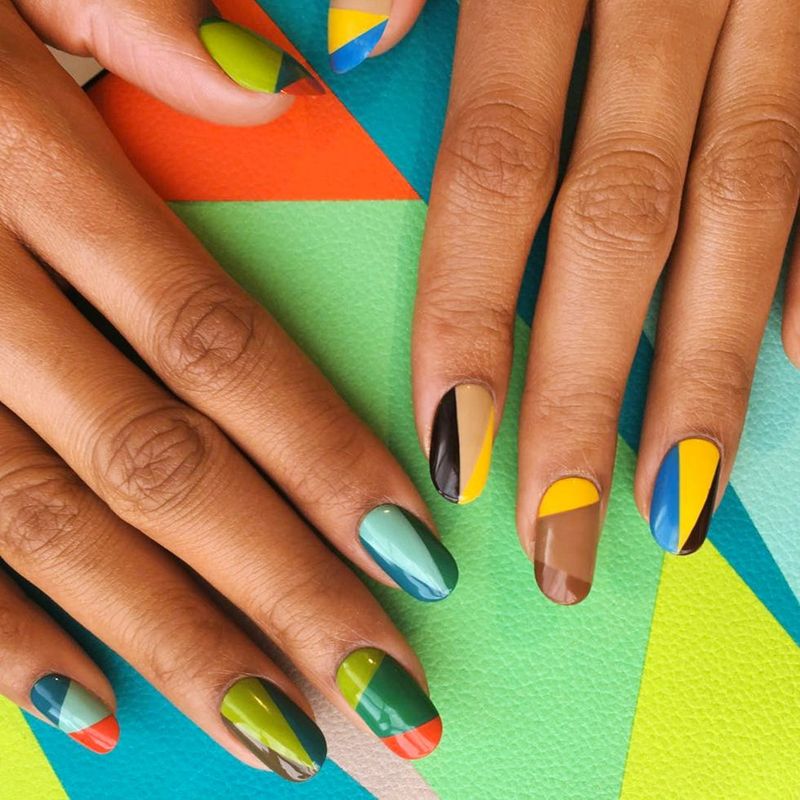 Vibrant Geometric Jungle