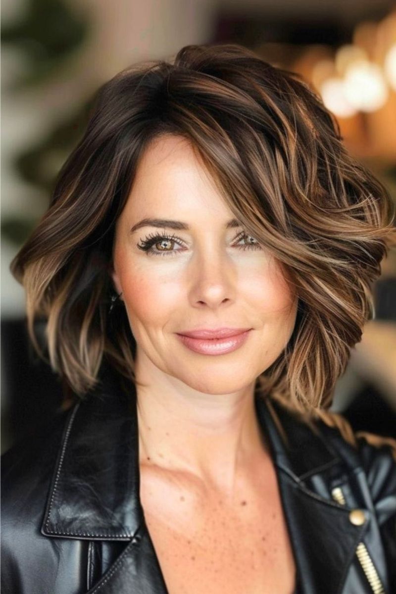Sculpted Layered Bob