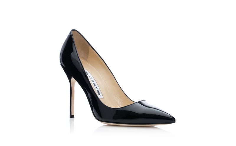 Stylish Patent Leather Heels
