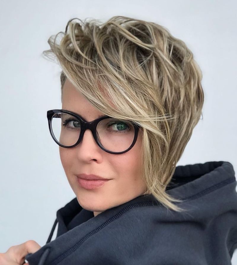 Edgy Asymmetrical Bob