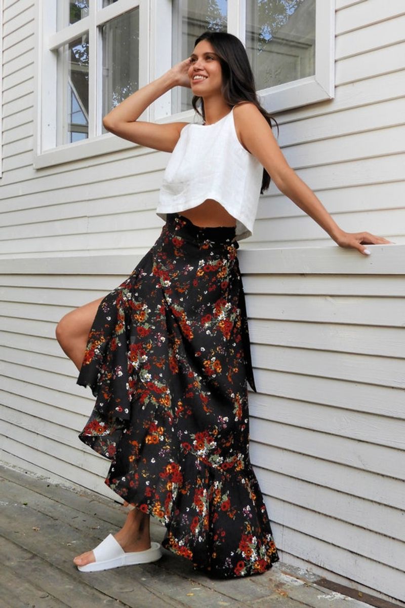 Wrap-Style Floral Fantasy