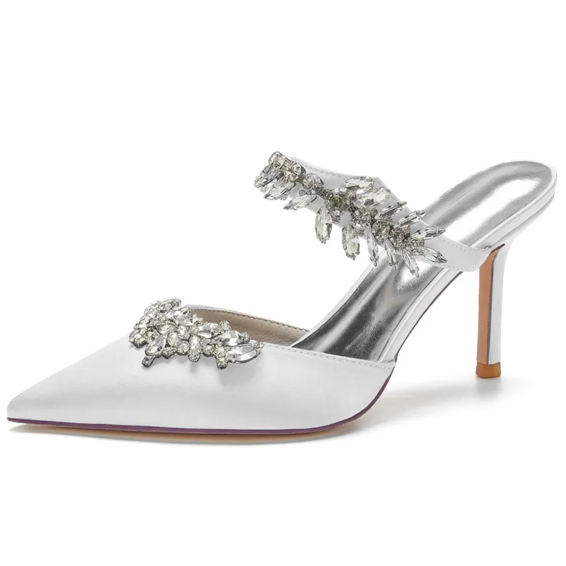 High-Heeled Mules