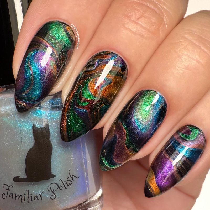 Iridescent Oil Slick