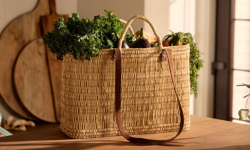 Handwoven Market Basket