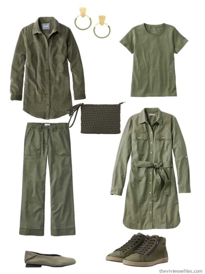 Taupe with Mint Green: The Hospital Uniform