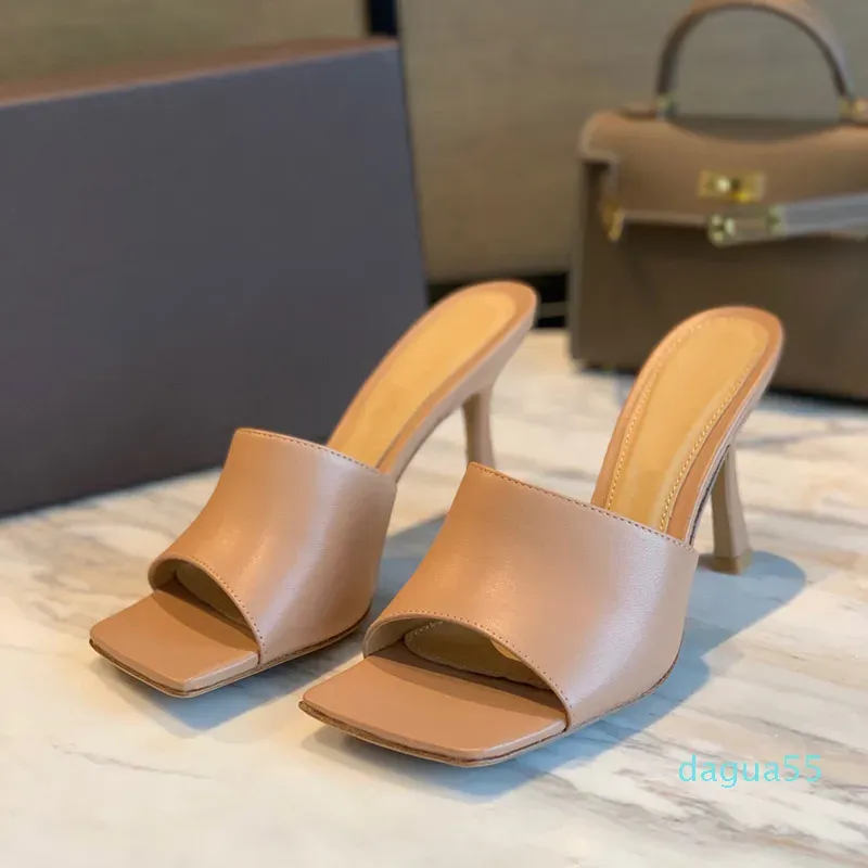 Square-Toe Mules