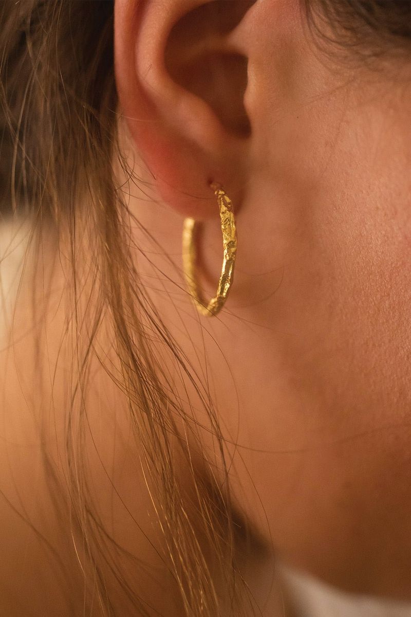 Minimalist Gold Hoops