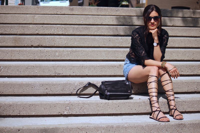 Lace-Up Gladiator Sandals