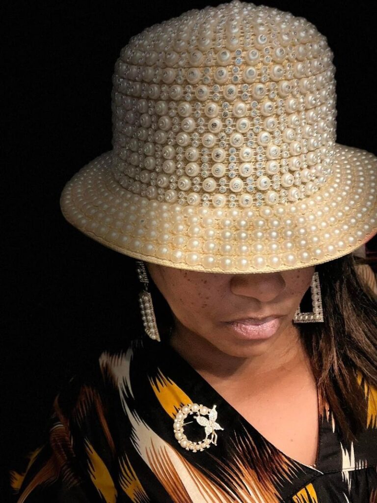 Rhinestone-Encrusted Bucket Hats