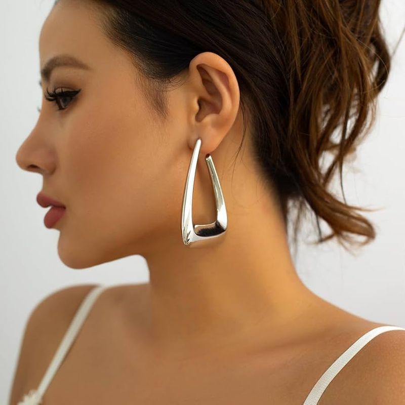 Geometric Statement Earrings