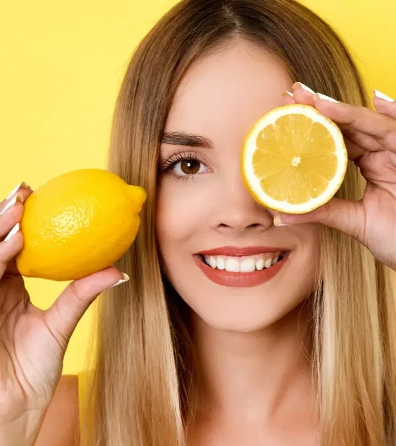 Lemon Juice for Natural Highlights