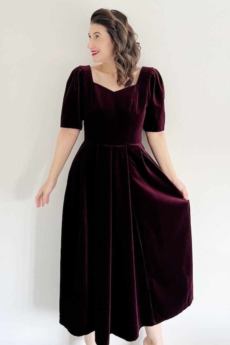 Vintage Velvet Sheath