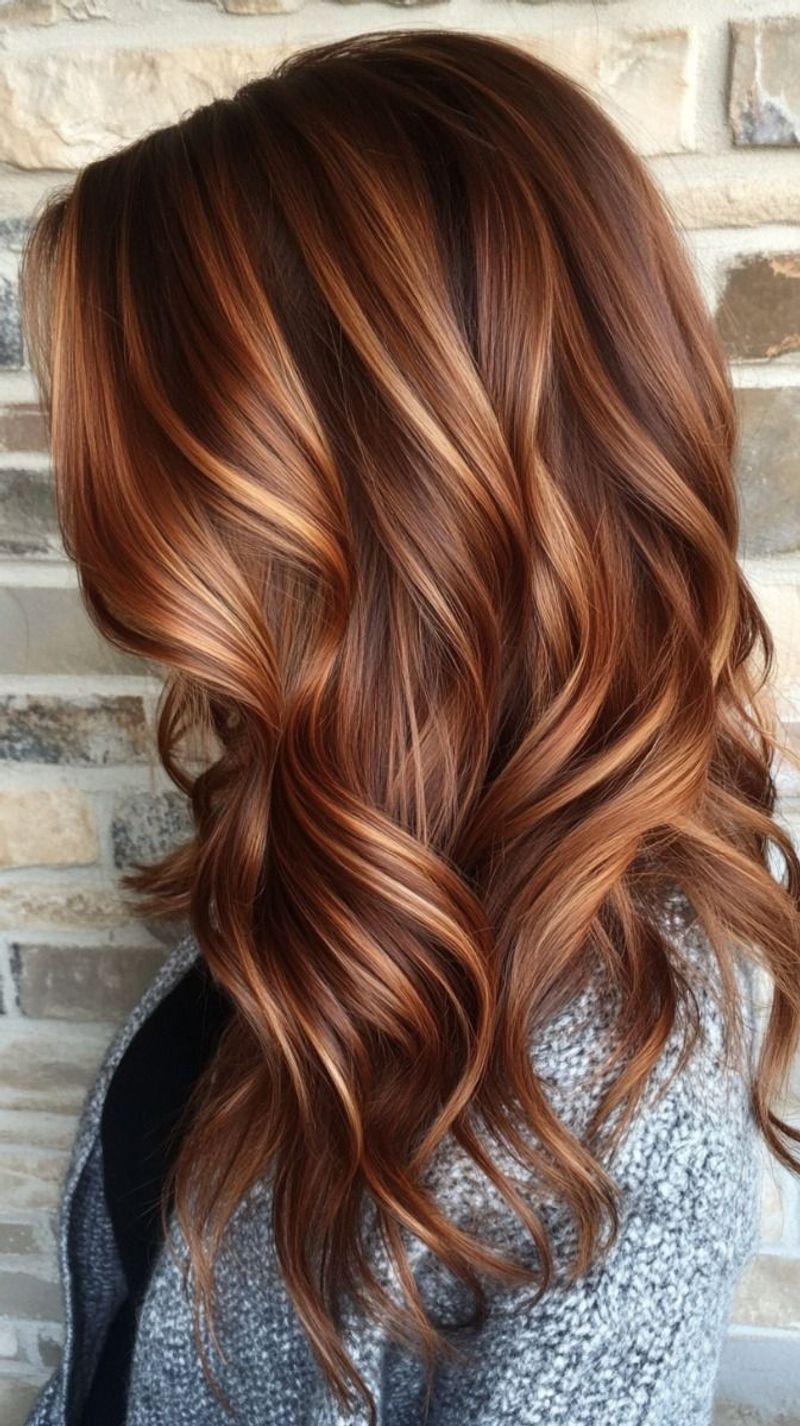 Chestnut Brown with Amber Tips