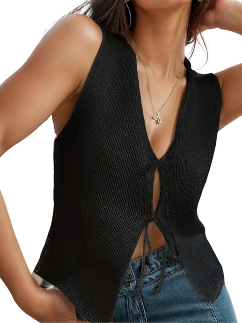 Tie-Front Crop Top