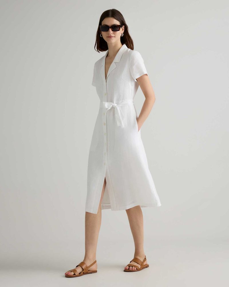 Button-Front Shirt Dress