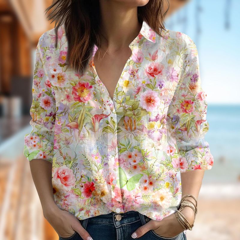 Wildflower Meadow Peasant Blouse