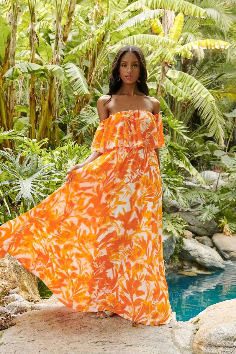 Tropical Elegance Gown