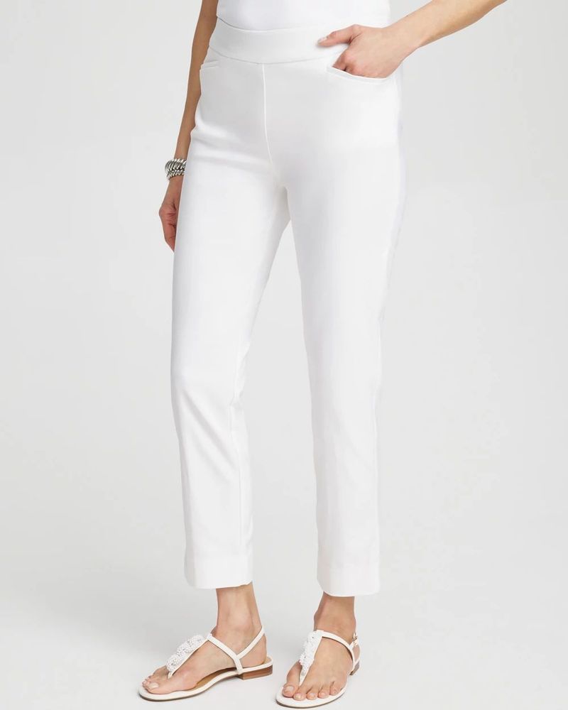 Microfiber Ankle Pants