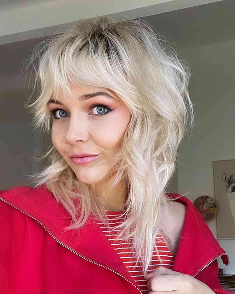 Disconnected Shag with Baby Bangs