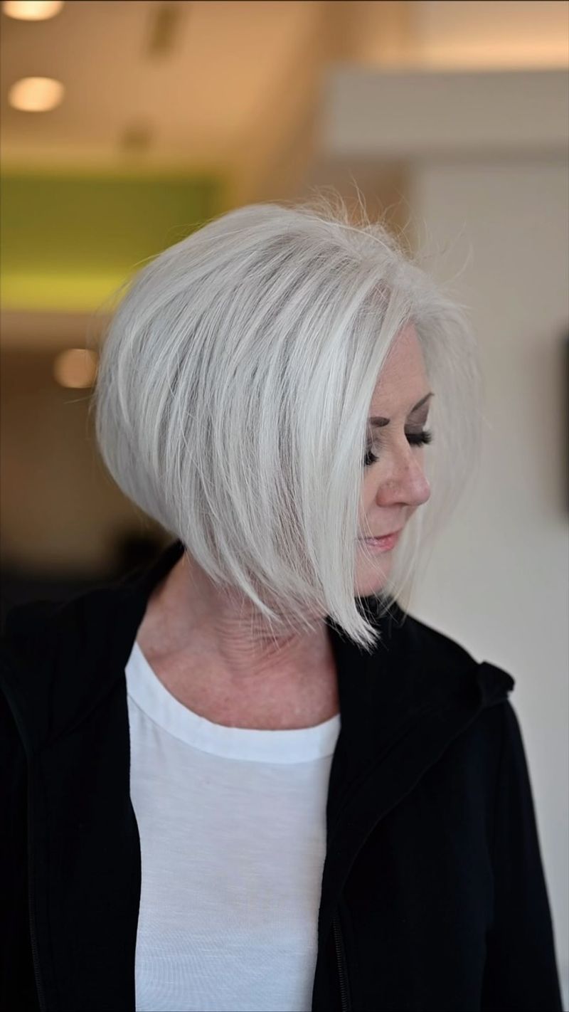 Sculpted Bob with Undercut