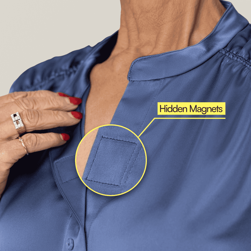 Try Magnetic or Velcro Closures