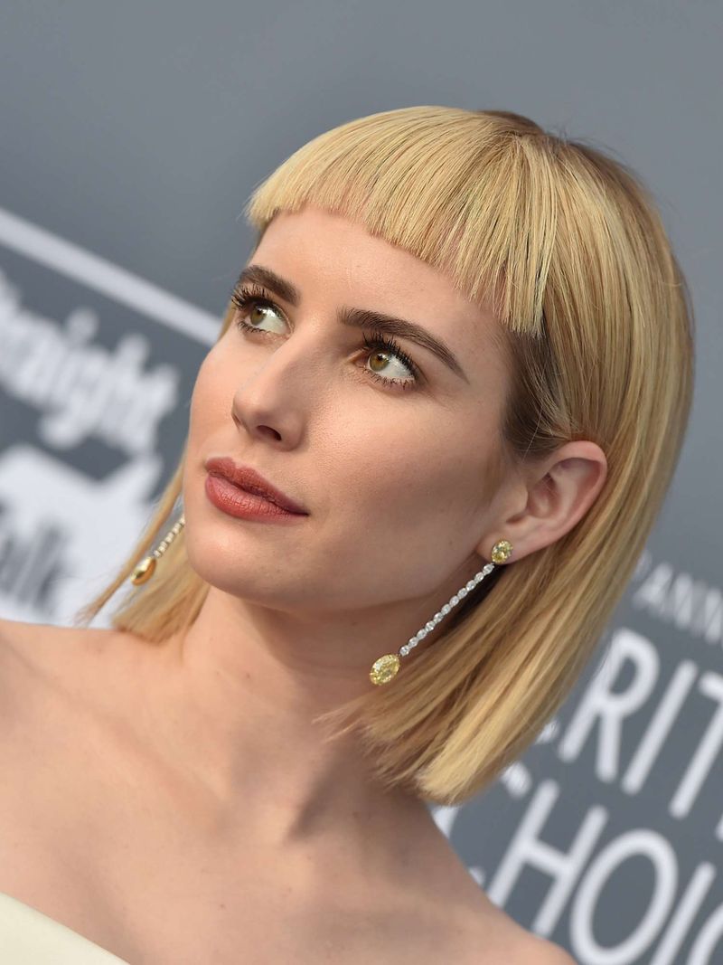 Blunt Micro Bangs