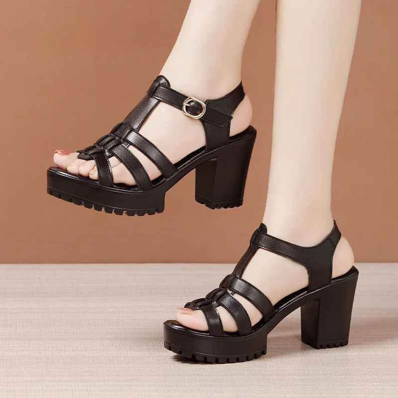 Chunky Heel Sandals