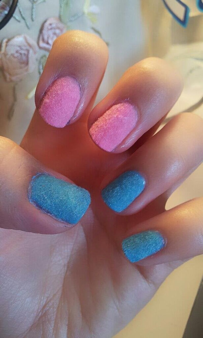 Fuzzy Texture Nails