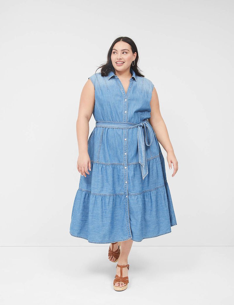 Denim Dresses With Stretch Comfort
