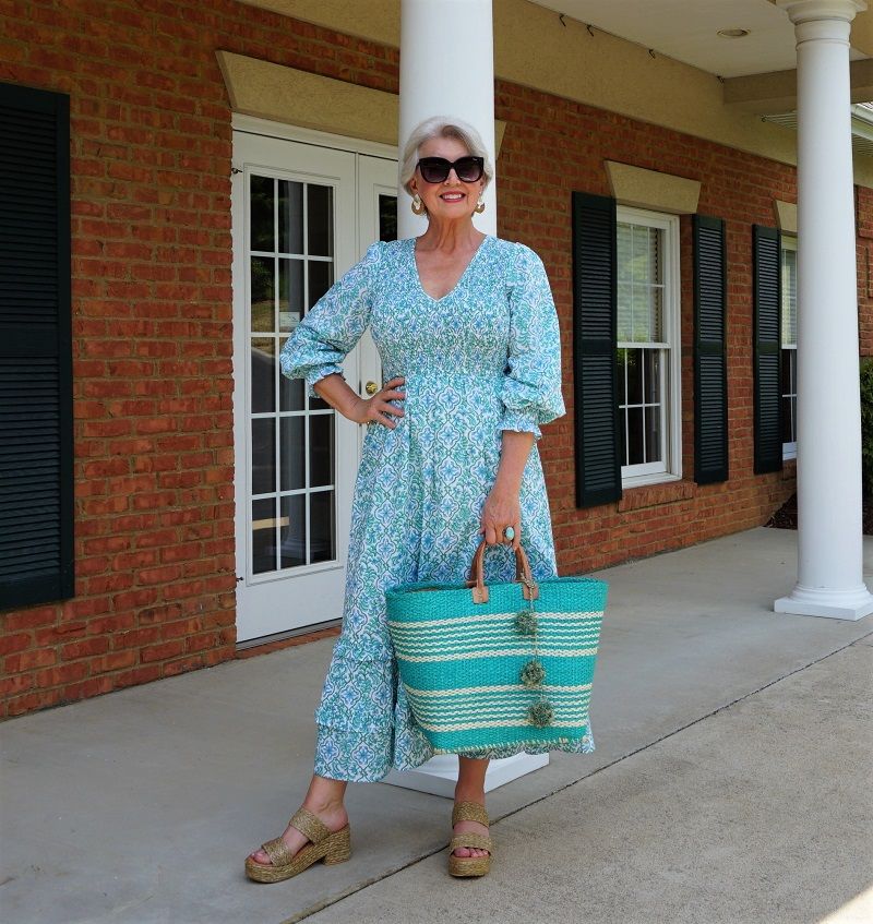 Fit-and-Flare with Three-Quarter Sleeves